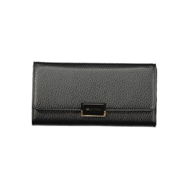 Black Polyurethane Women Wallet