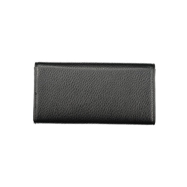 Black Polyurethane Women Wallet