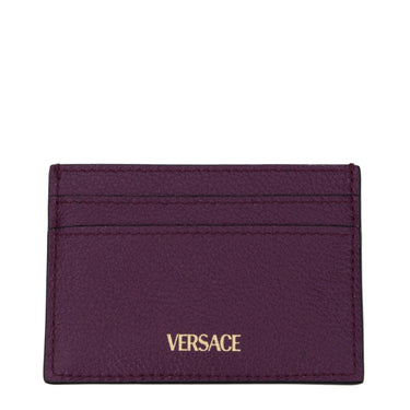 Purple Leather Cardholder