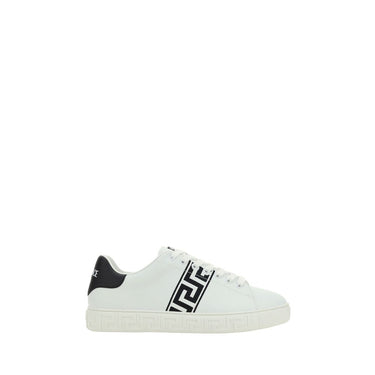 White Rubber Low Top Sneakers 
