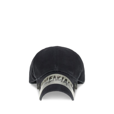 Black Cotton Cap (Baseball Hat)