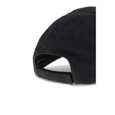 Black Cotton Cap (Baseball Hat)