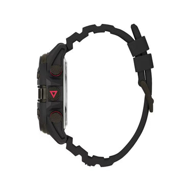 Black Resin Sport Watch