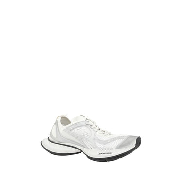 White Polyethylene Athletic Sneakers