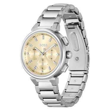 Silver Stainless Steel Dress Watch 