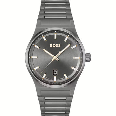 Gray Stainless Steel Dress Watch 