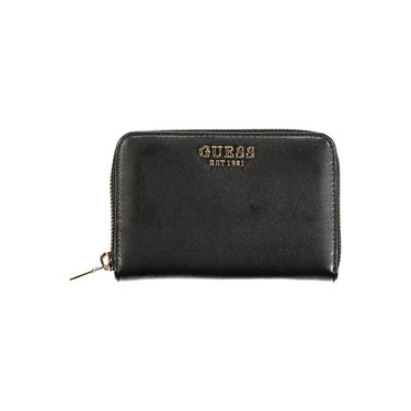 Nero Poliuretano Women Wallet