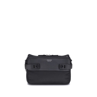 Black Calf Leather Bos Taurus Shoulder Bag