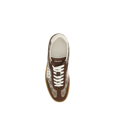 Brown Calf Leather Bos Taurus Low Top Sneakers