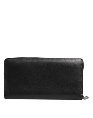 Black Blue Exotic Leather Men Continental Clutch Wallet
