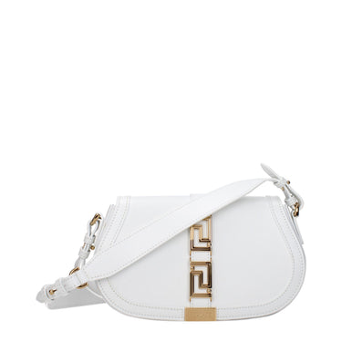 White Leather Crossbody Bag 