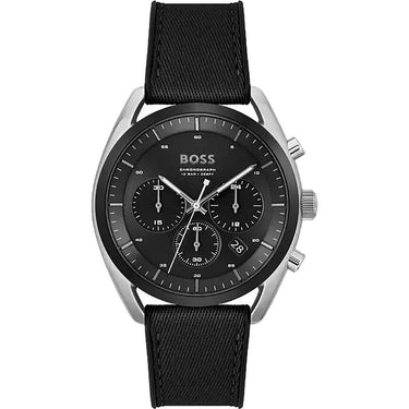 Black Synthetic Dress Watch 