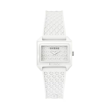 White Synthetic Dress Watch