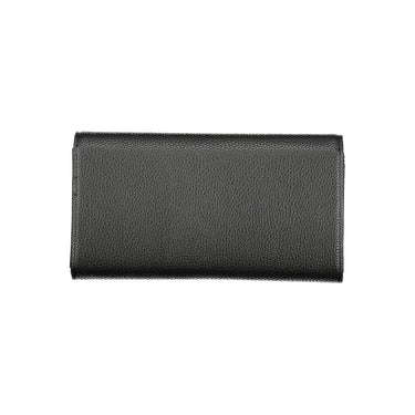 Nero Poliuretano Women Wallet